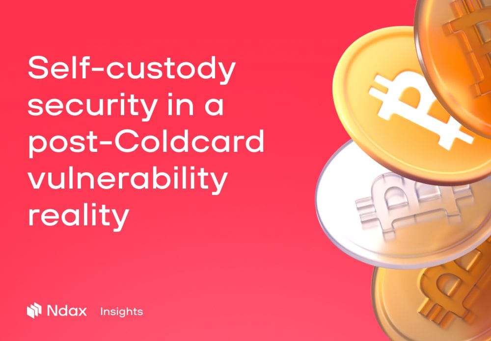 Self-custody security in a post-Coldcard vulnerability reality