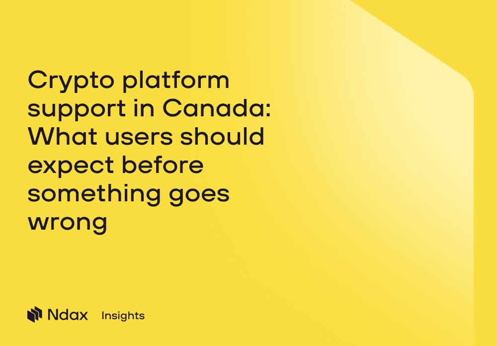 Crypto platform support in Canada: What users should expect before something goes wrong