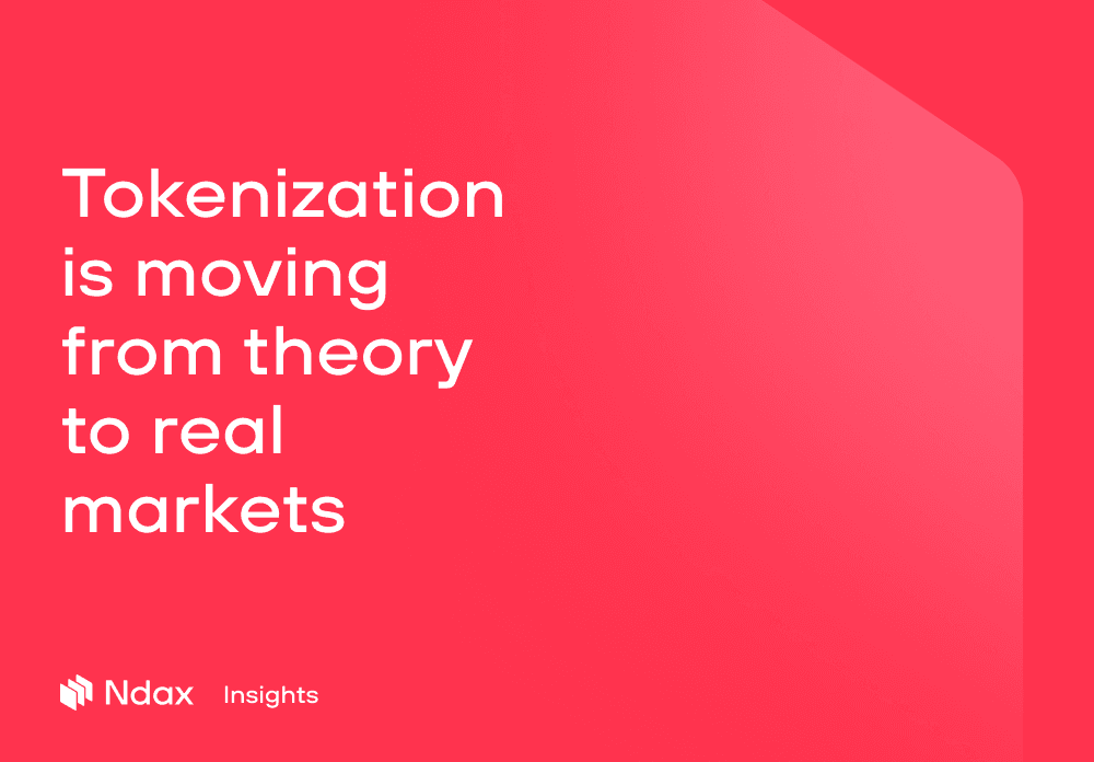 Tokenization is moving from theory to real markets