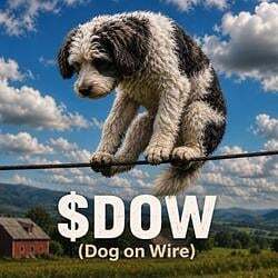 Dog on Wire