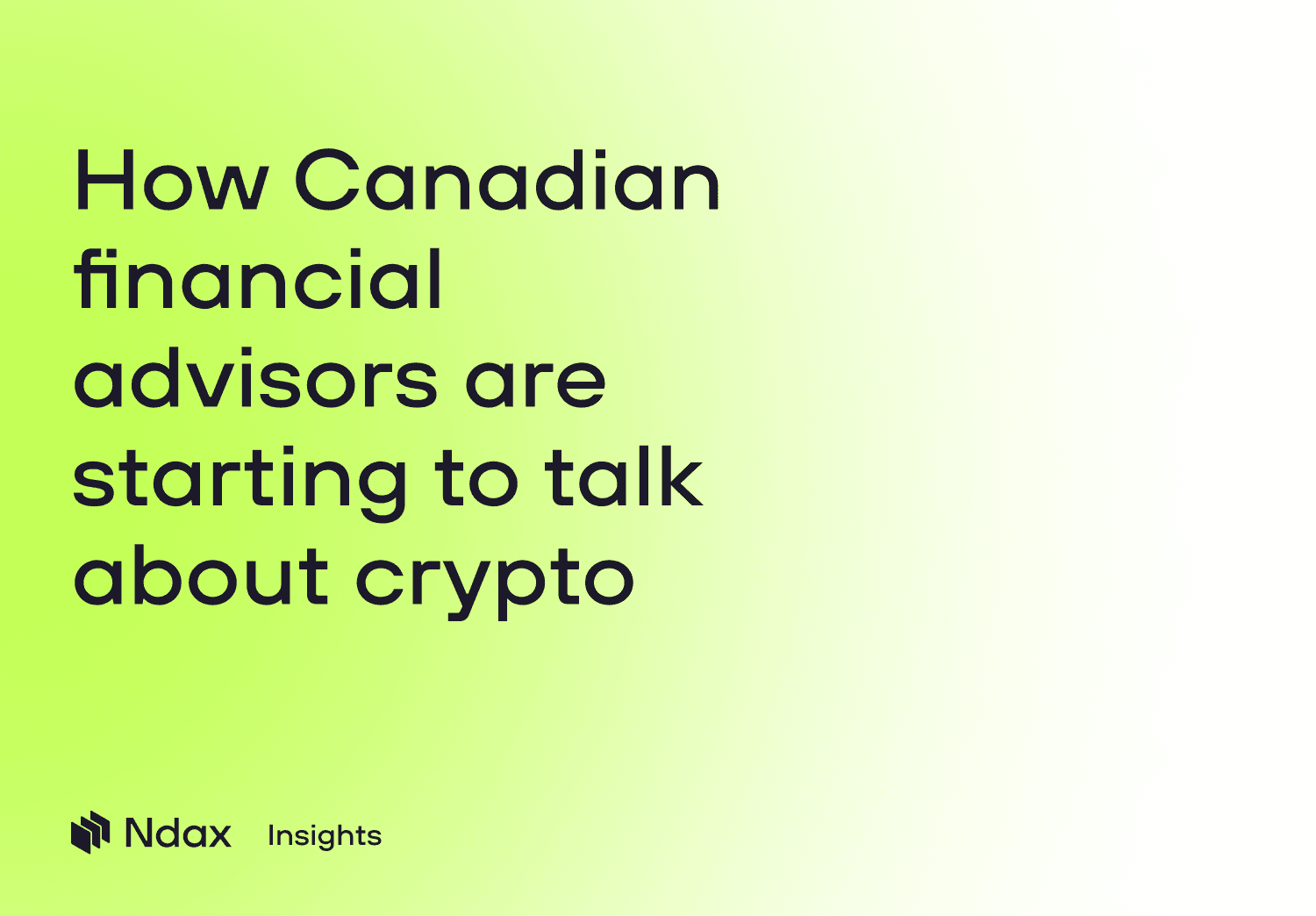 How Canadian financial advisors are starting to talk about crypto — and what it means for you