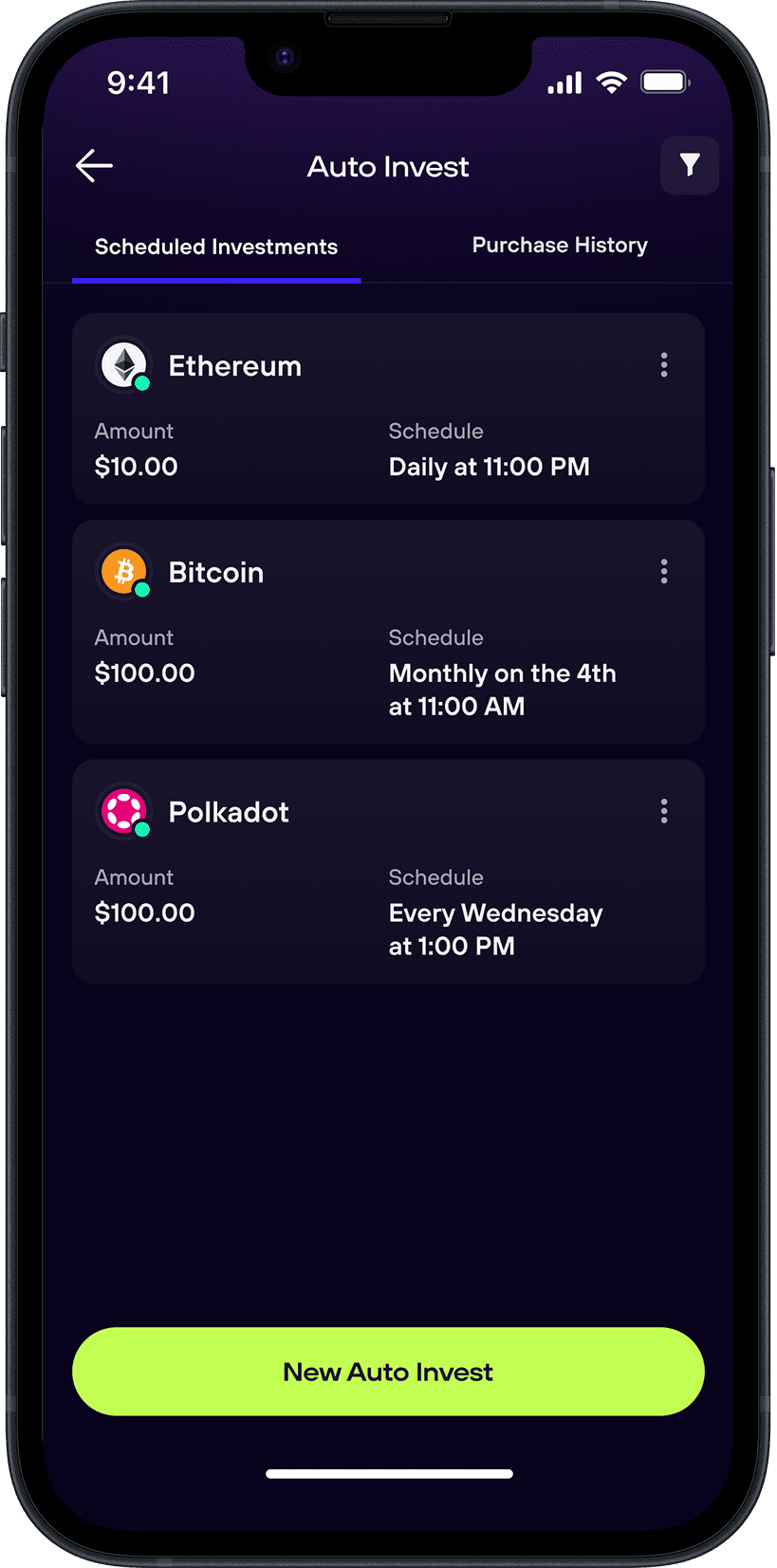 Buy Crypto on Repeat
